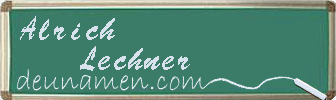 Alrich Lechner Visitenkarte